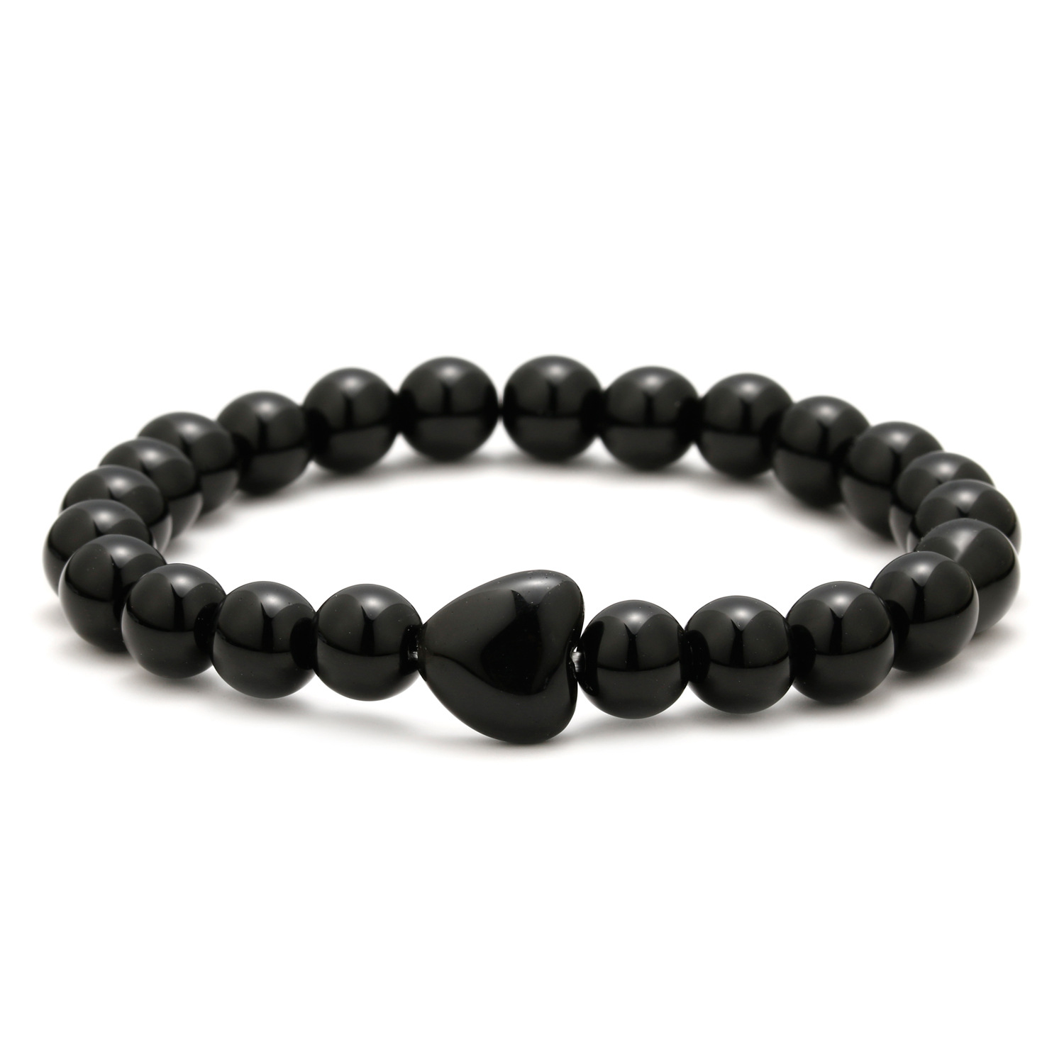6:Black beads