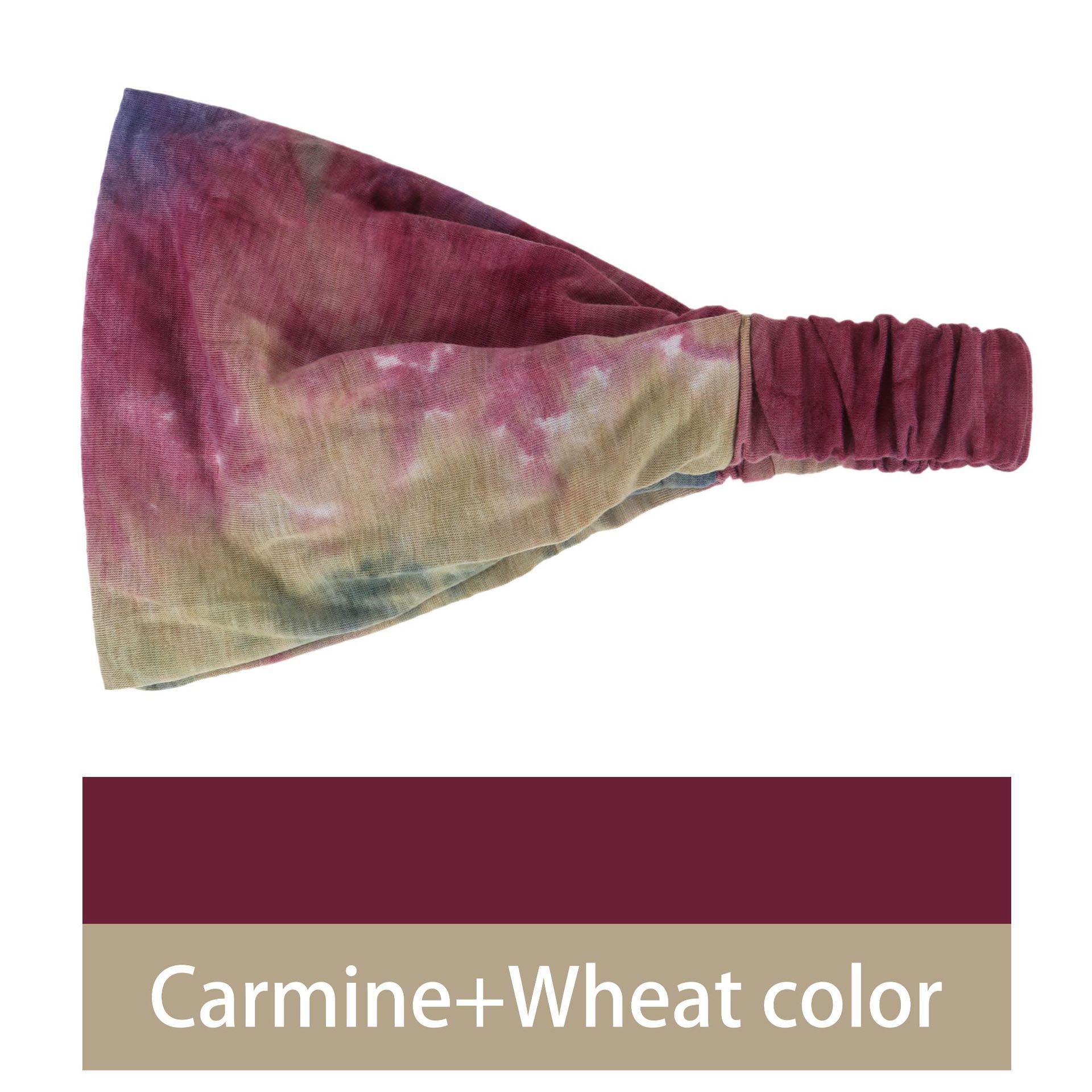 Carmine and wheat color
