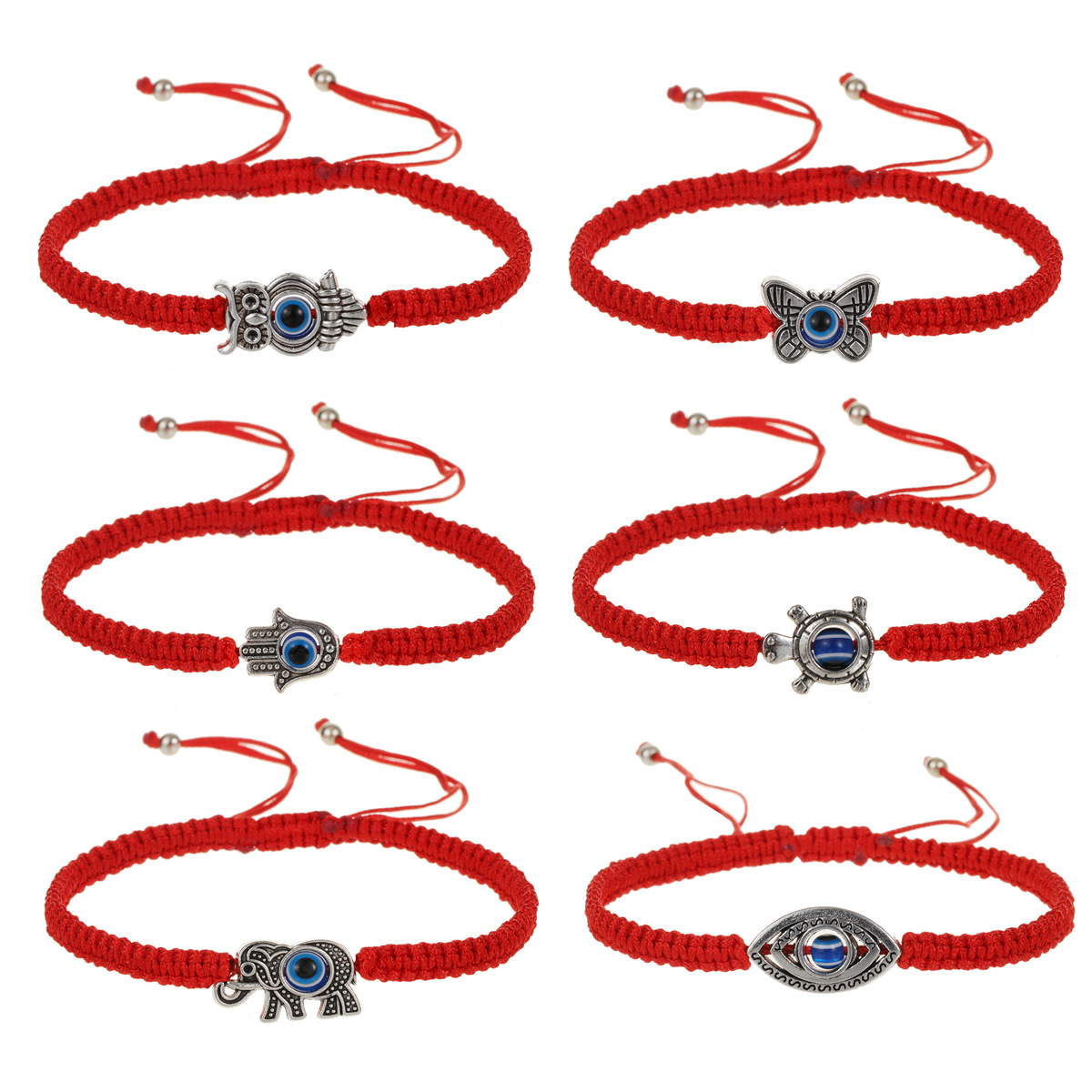 13:1 set of 6 red ropes