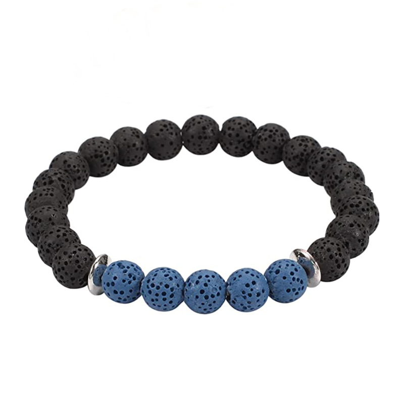 3:Blue   Black - Volcanic bracelet