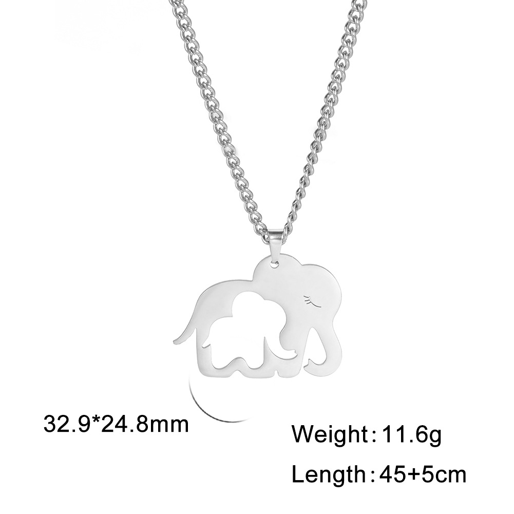 Steel color hollow large elephant
