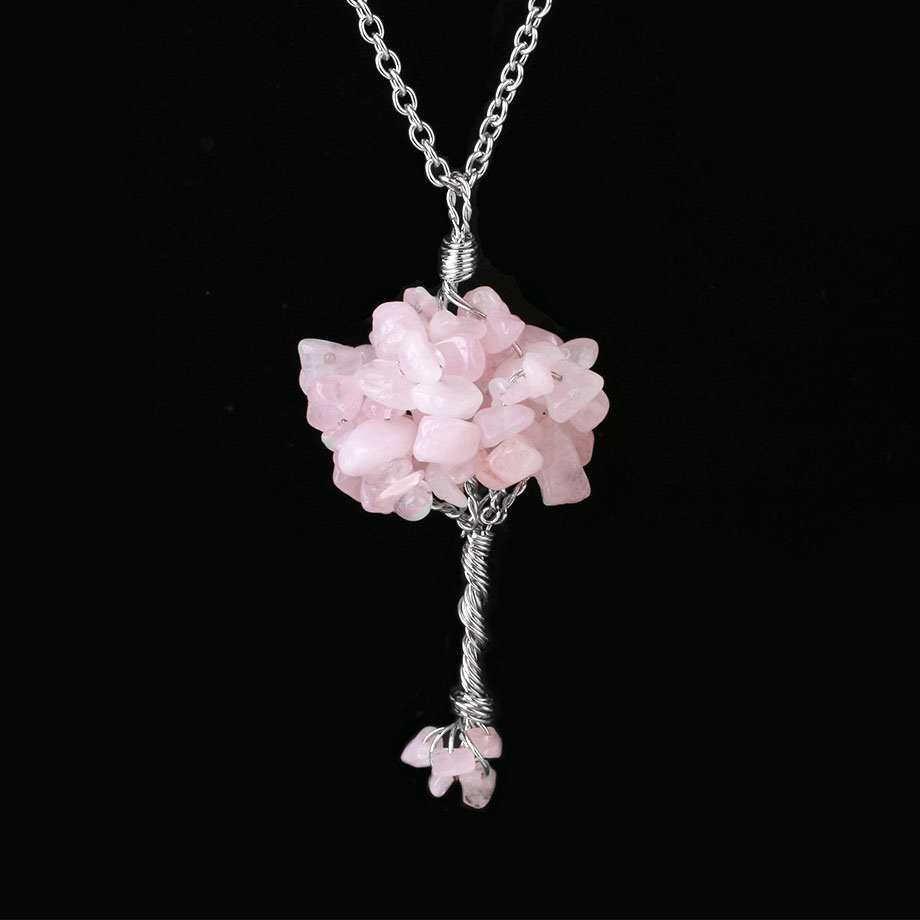 12:Rose Quartz Chain