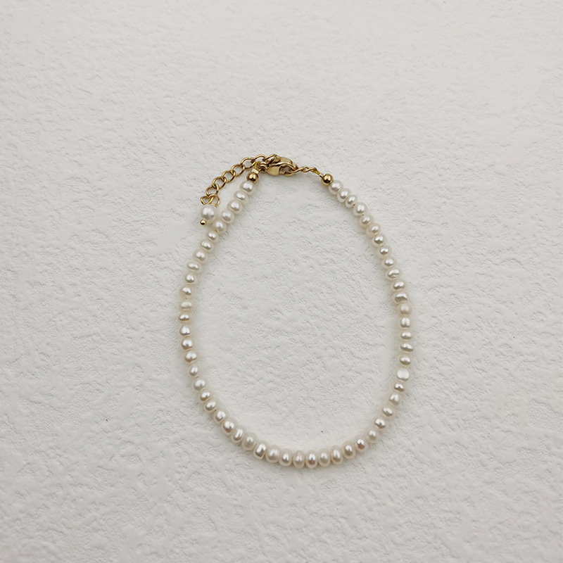 3mm flat pearl style
