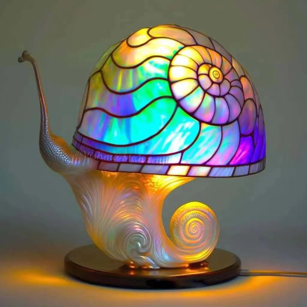 Multicoloured snail