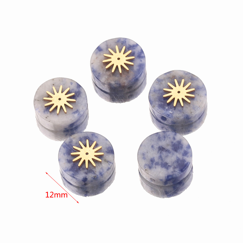 12mm-blue and white rock
