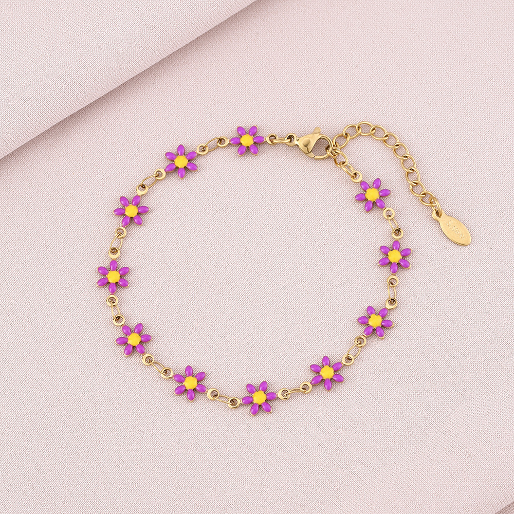 7:Purple bracelet (Gold)