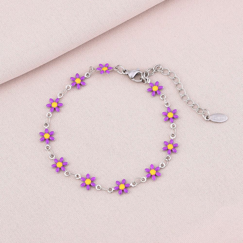 Purple bracelet (steel)