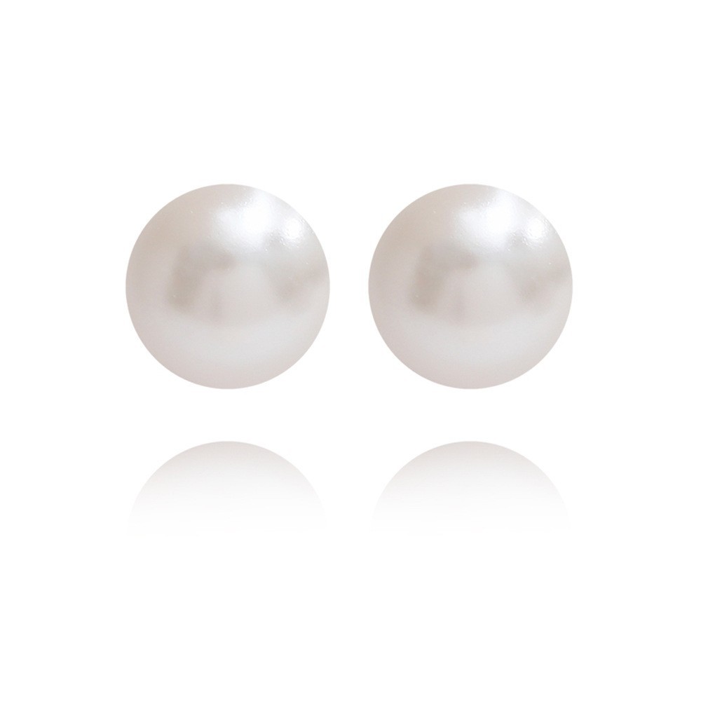 2:White beads-ear needles