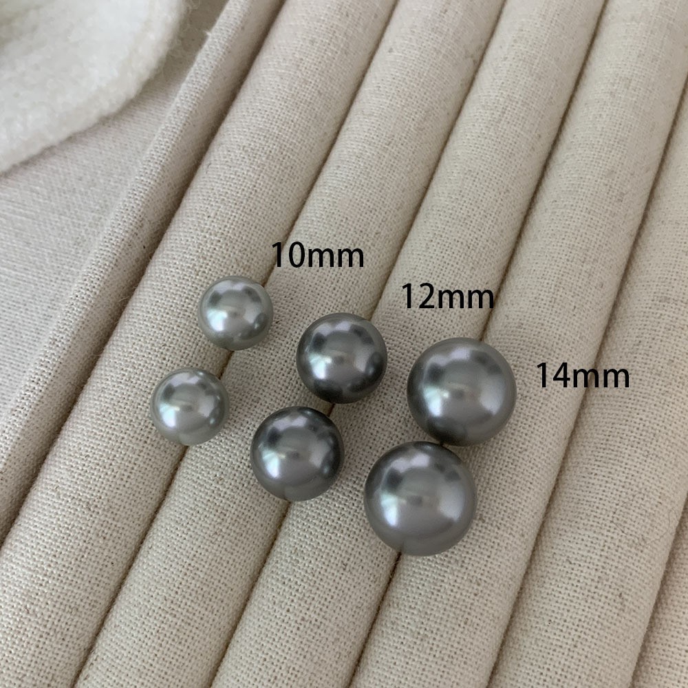 4:Gray beads-ear needles