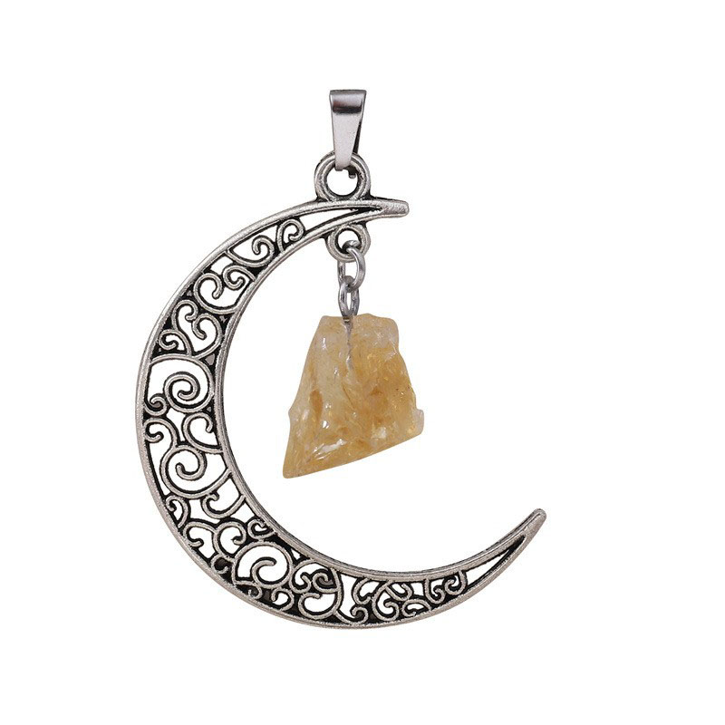 Citrine antique silver