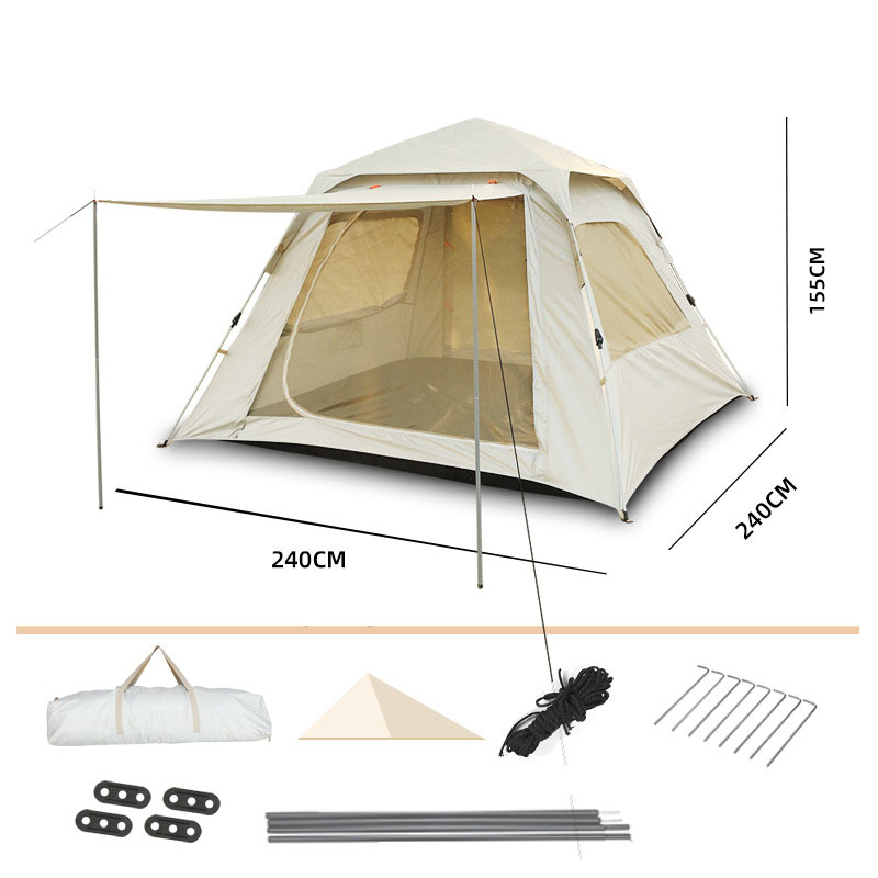 Cloud ash two doors two Windows version of the tent (3-4 persons)