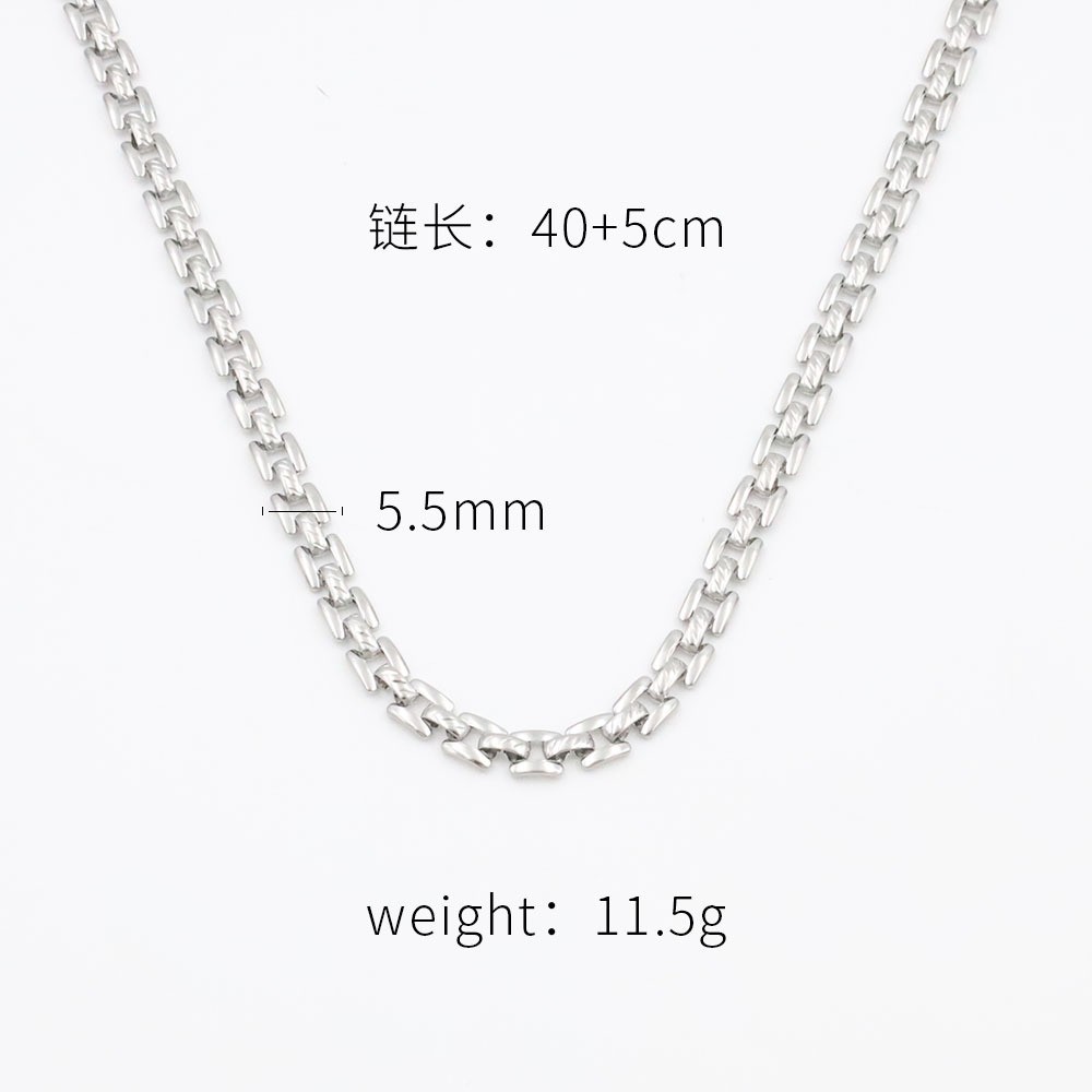 3:Steel necklace