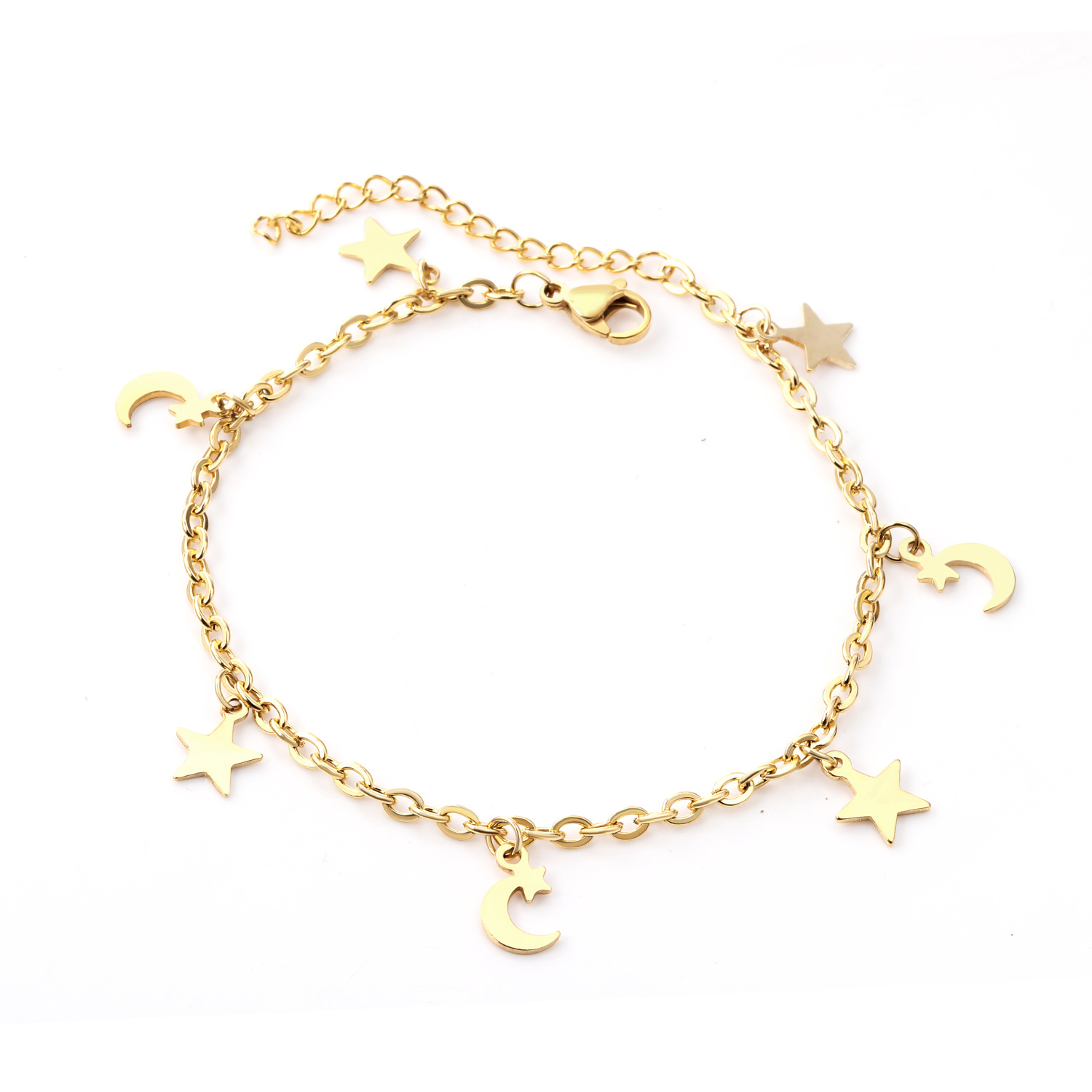 Moon and stars AN105801G gold