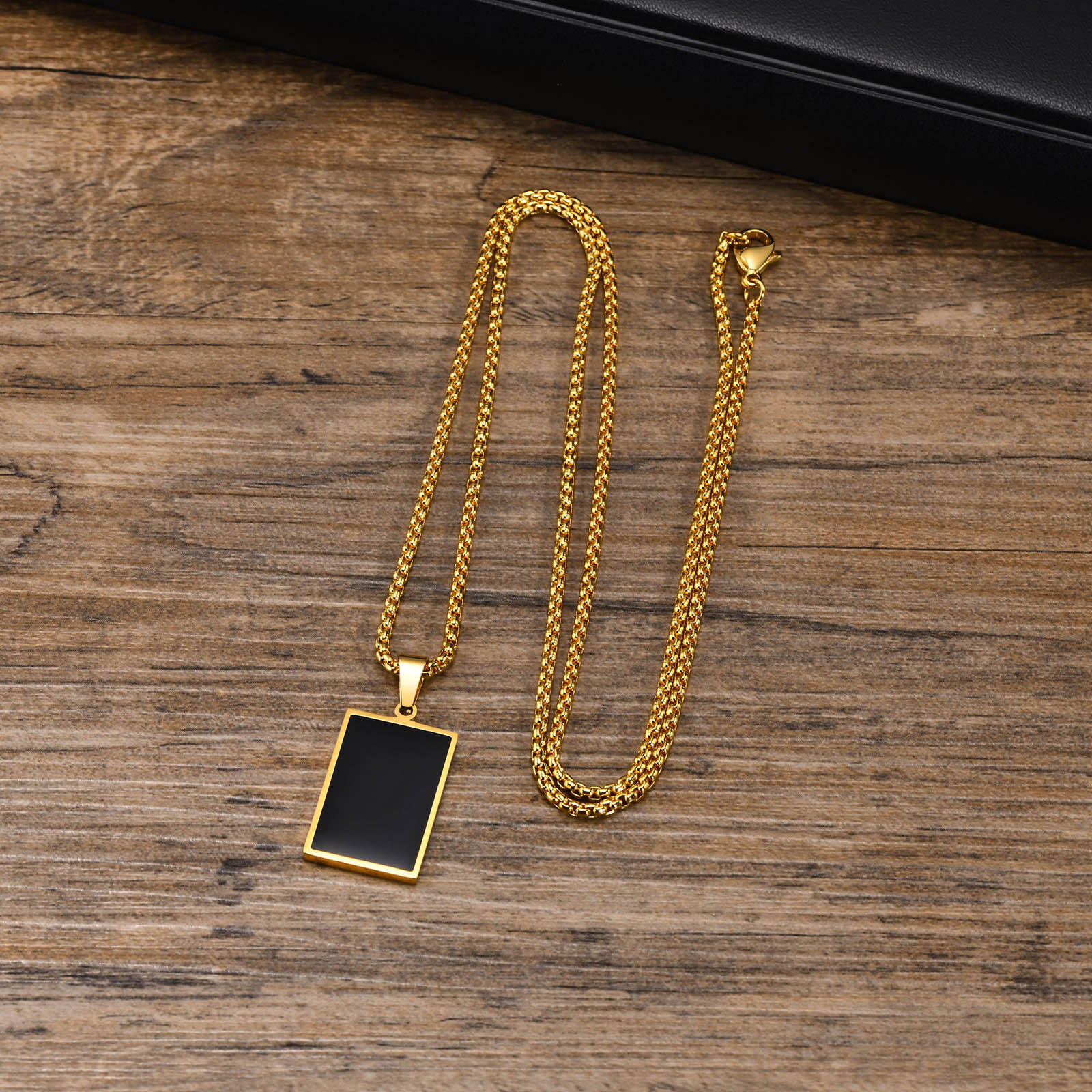 Gold pendant 60CM with chain