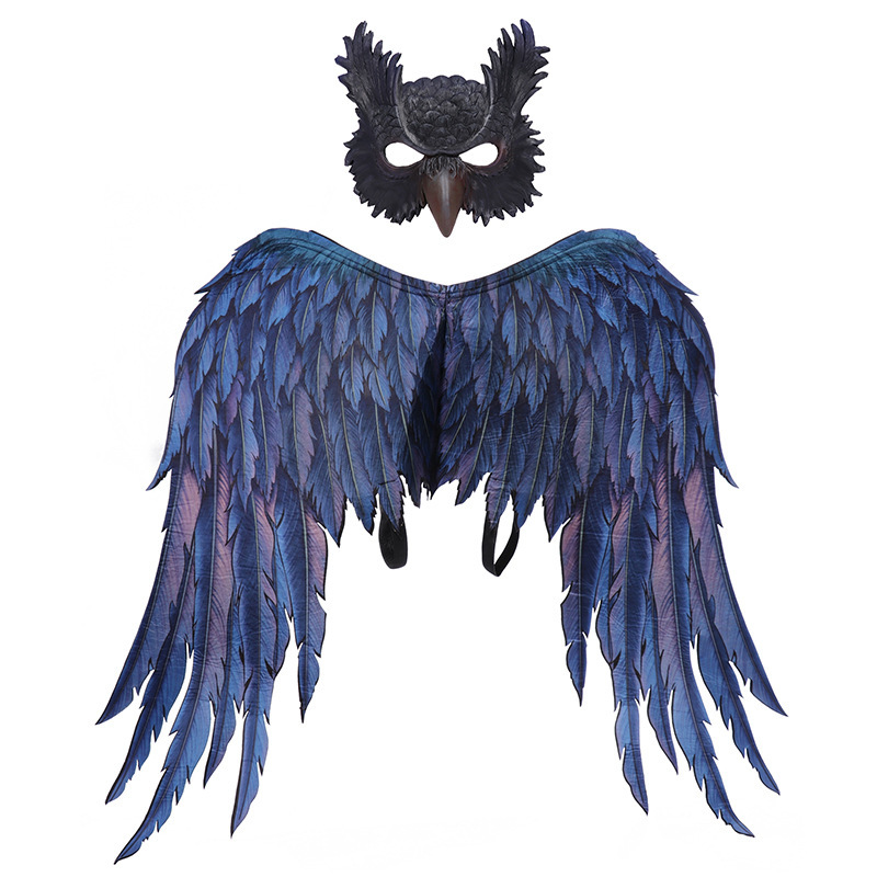 Owl wing mask set