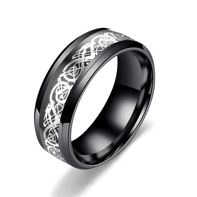 4:Black ring silver on black ground