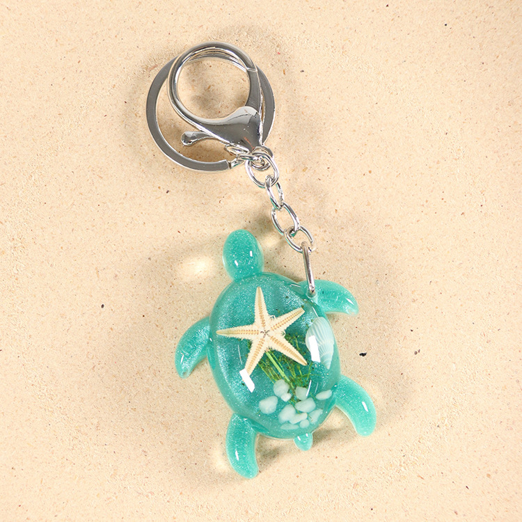 5:Pearlescent green white starfish
