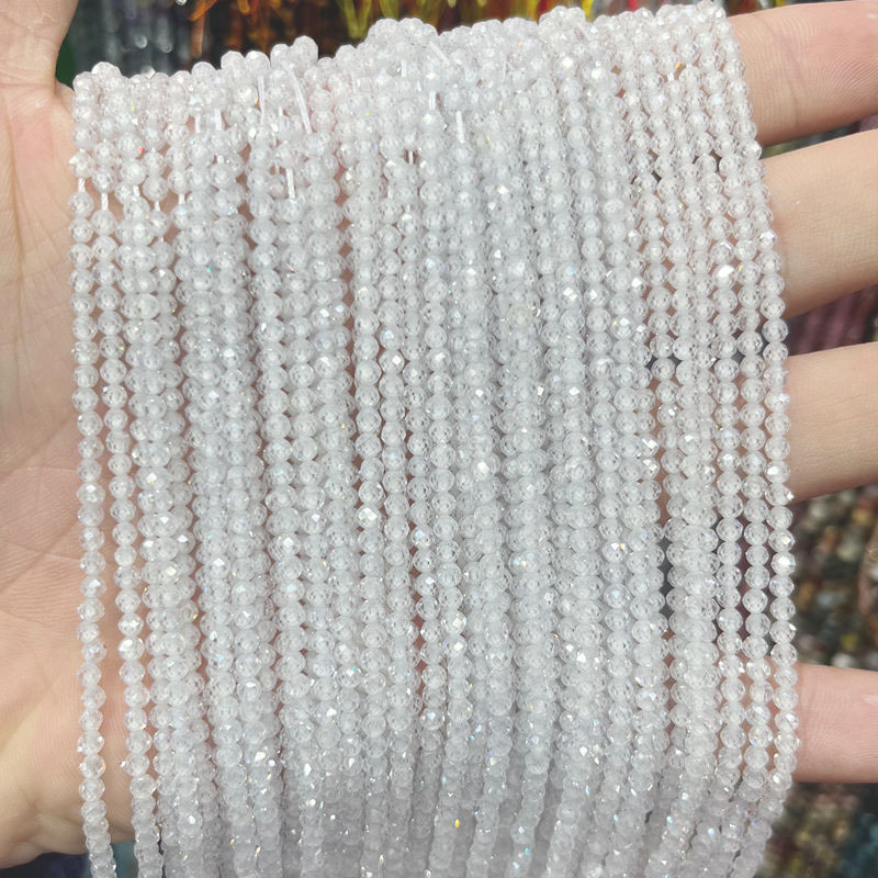 white 2mm about 185 pieces / string