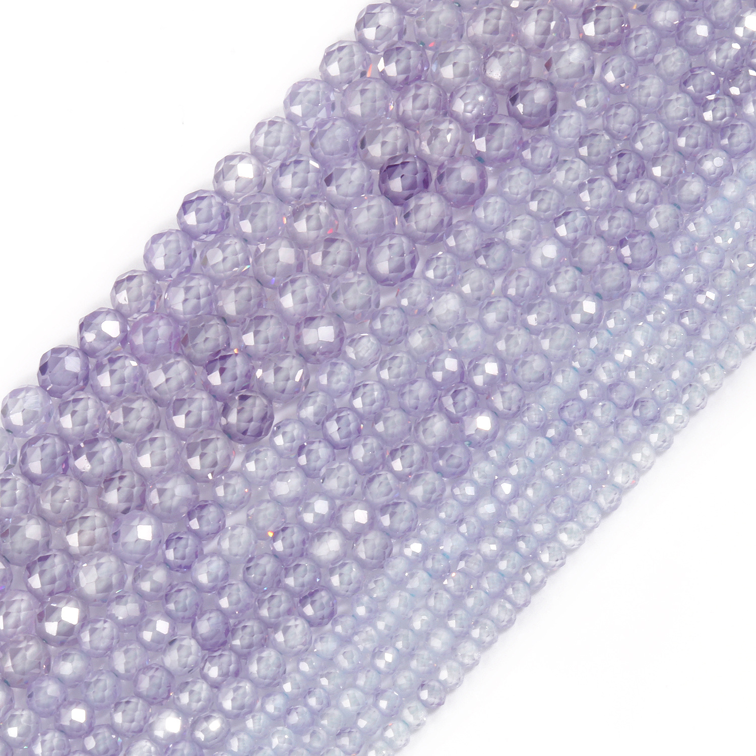 violet 2mm about 185 pieces / string