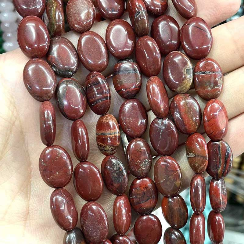 red jasper 10 * 14mm approximately 28 pieces / str