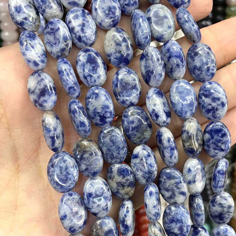 sodalite 10 * 14mm approximately 28 pieces / strin