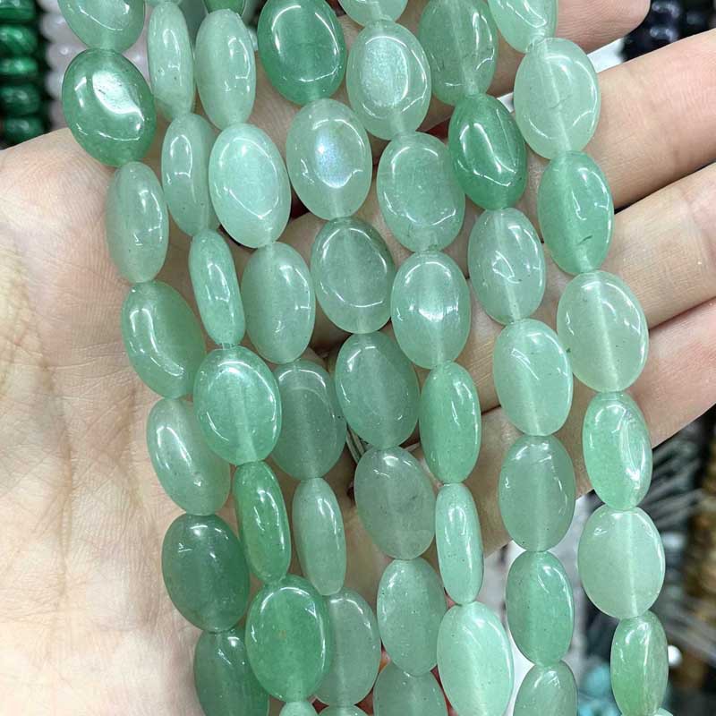 Green Aventurine 10 * 14mm approximately 28 pieces