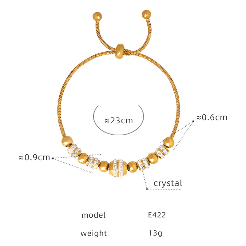 E422 - Gold Bracelet - 23cm