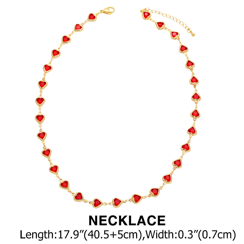 Necklace red