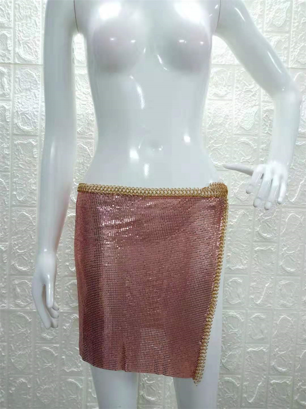 rose gold skirt