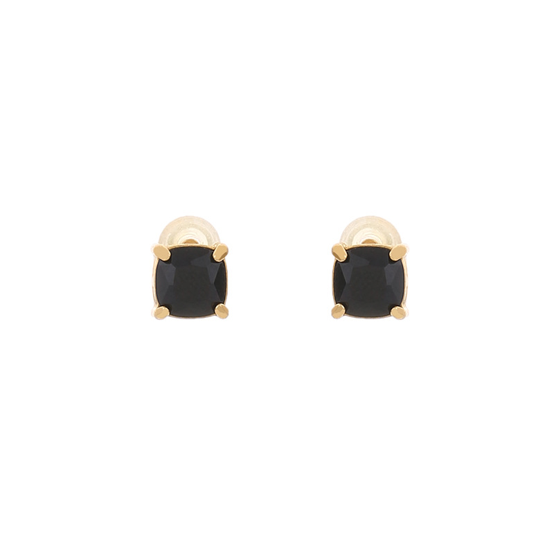 8:Black diamond earrings