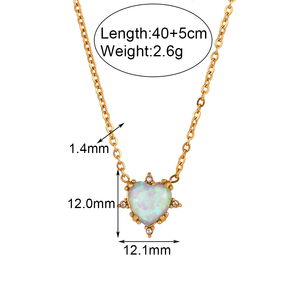 1:Necklace-gold blue