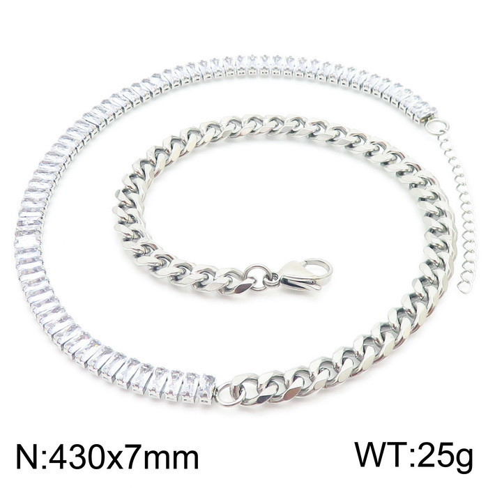 3:Steel necklace
