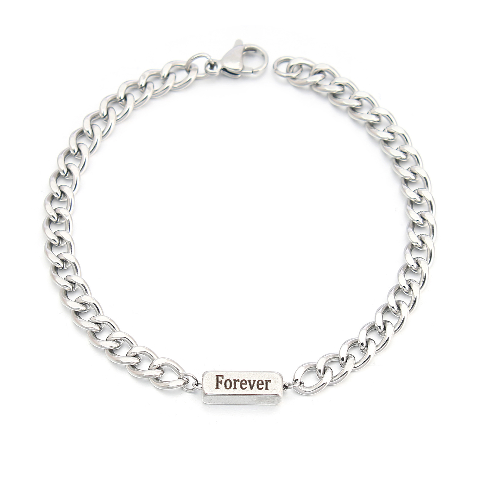 3:Forever engraved NK chain single strip