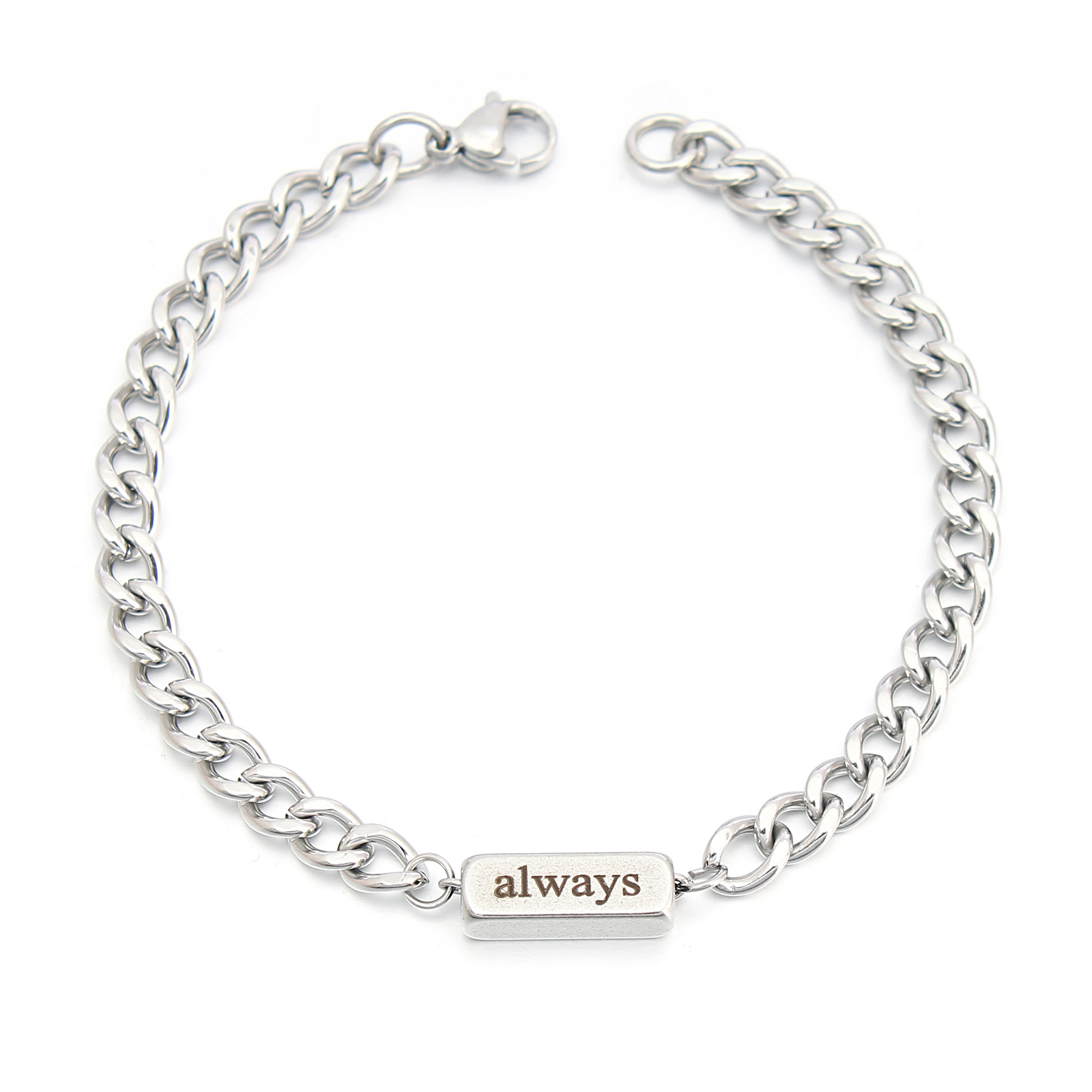 4:always engraved NK chain single