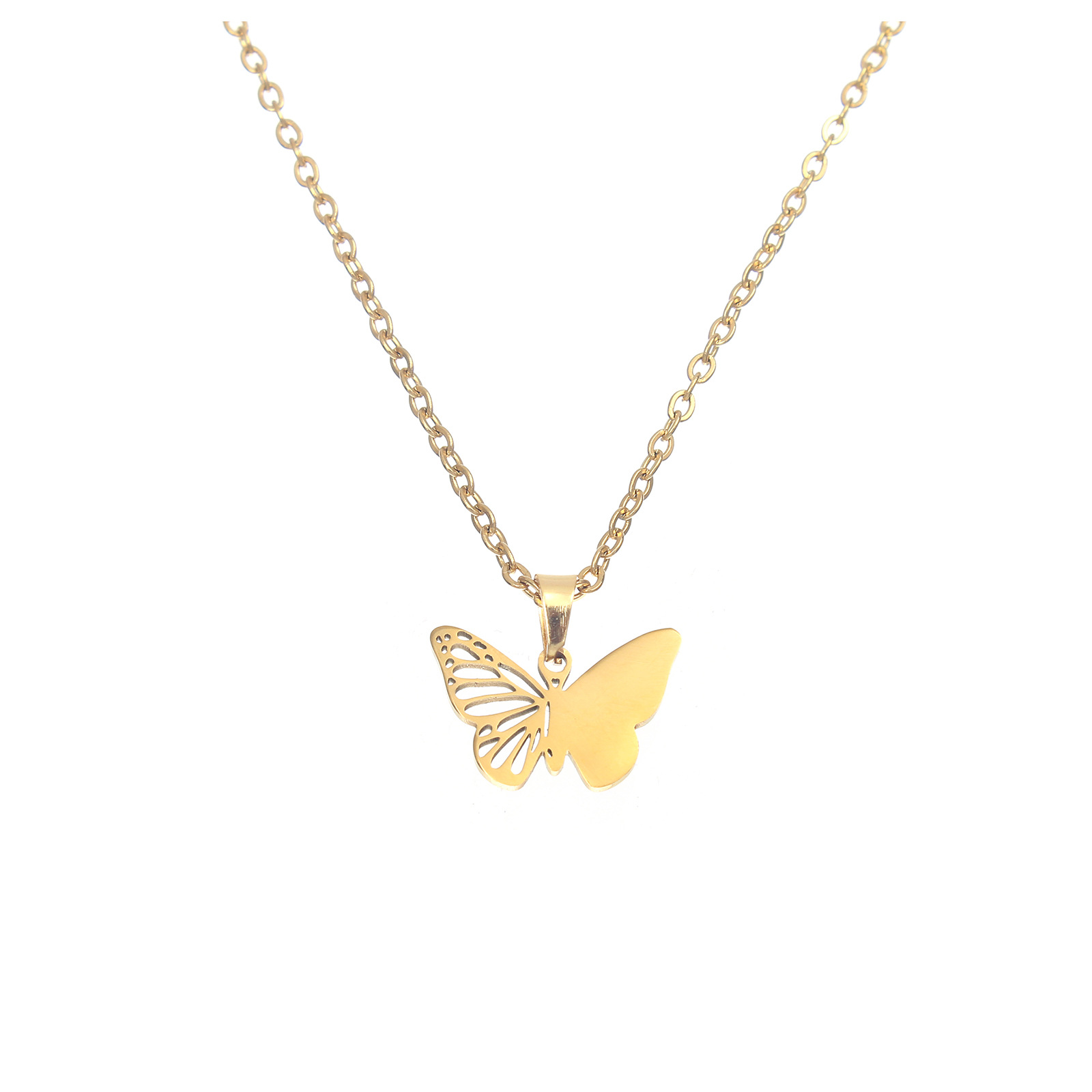 3:Gold butterfly no lettering neck