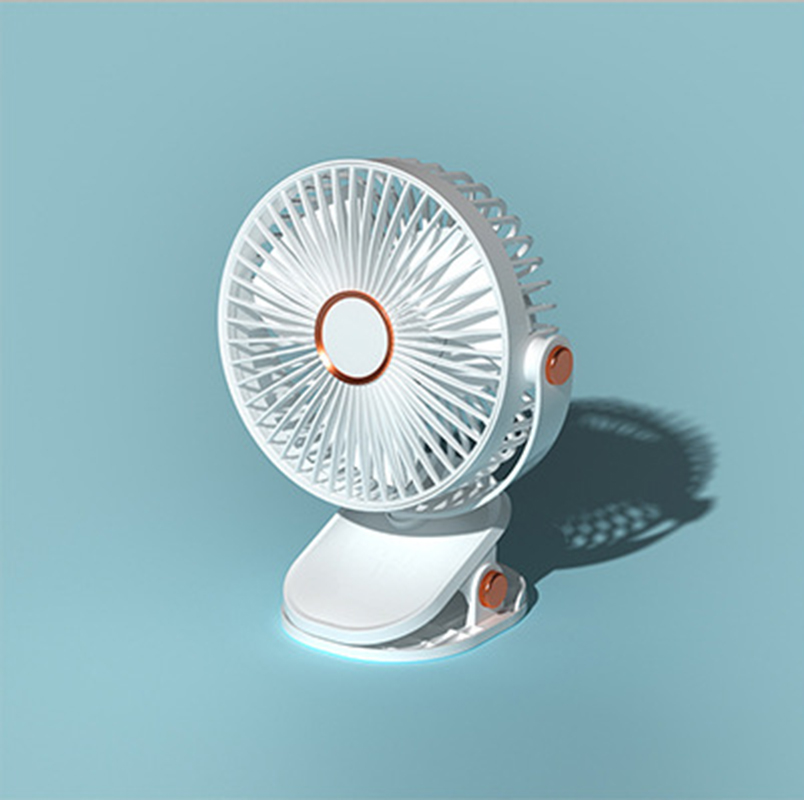 White, multi-functional small fan [ including battery, rechargeable ]175 * 112 * 210mm
