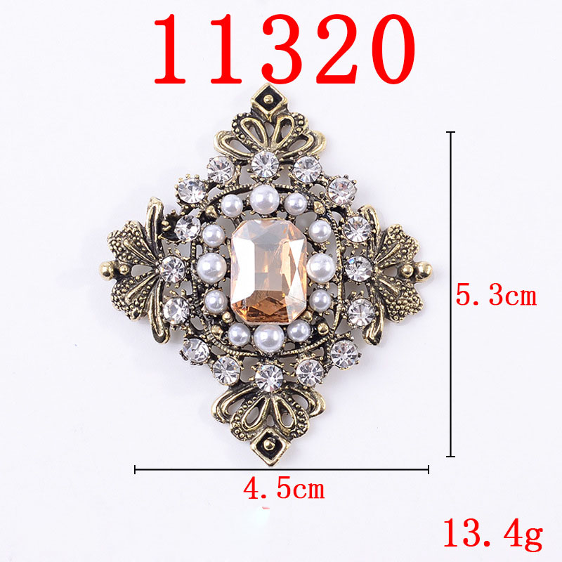 11320 gold, Champagne Crystal-53 * 45mm