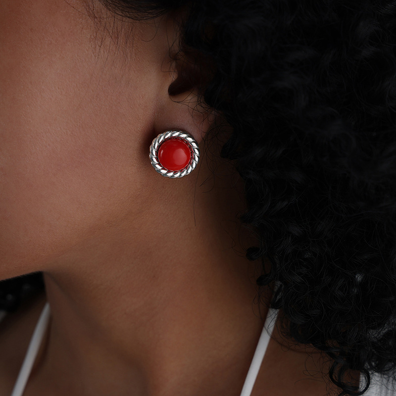 1:A earring 19mm