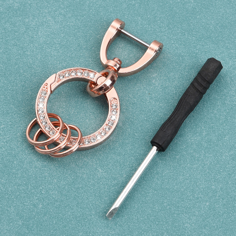 5:Upgraded Circular Rose Gold buckle horseshoe buckle screwdriver