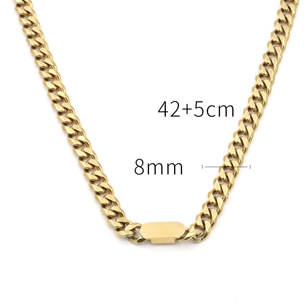 Smooth - six sides grinding Cuban chain