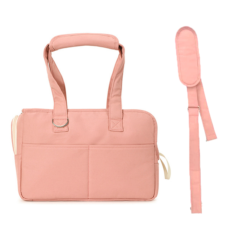 Pink cotton with shoulder straps