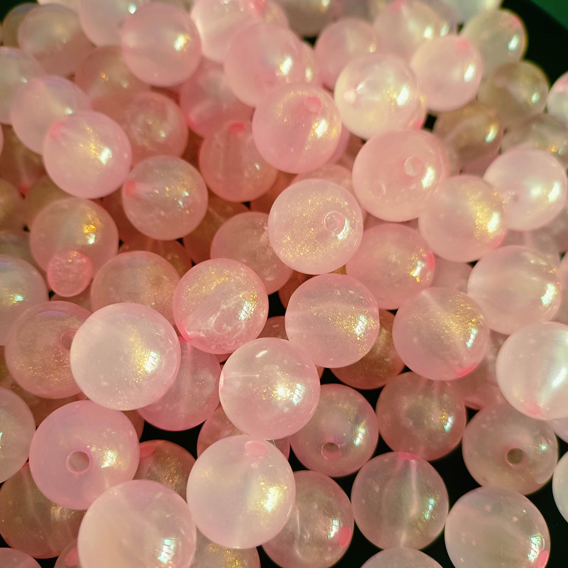 light pink 16mm / straight hole / about 210