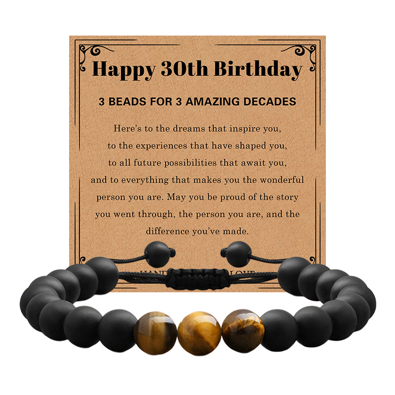 30th birthday bracelet