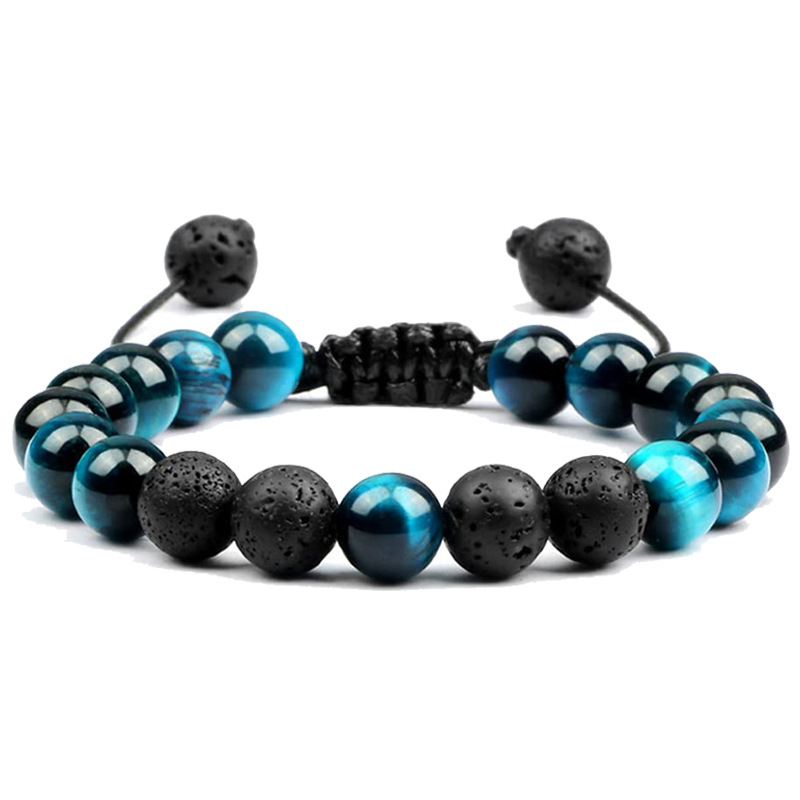 Blue Tiger Eye Stone Bracelet -2
