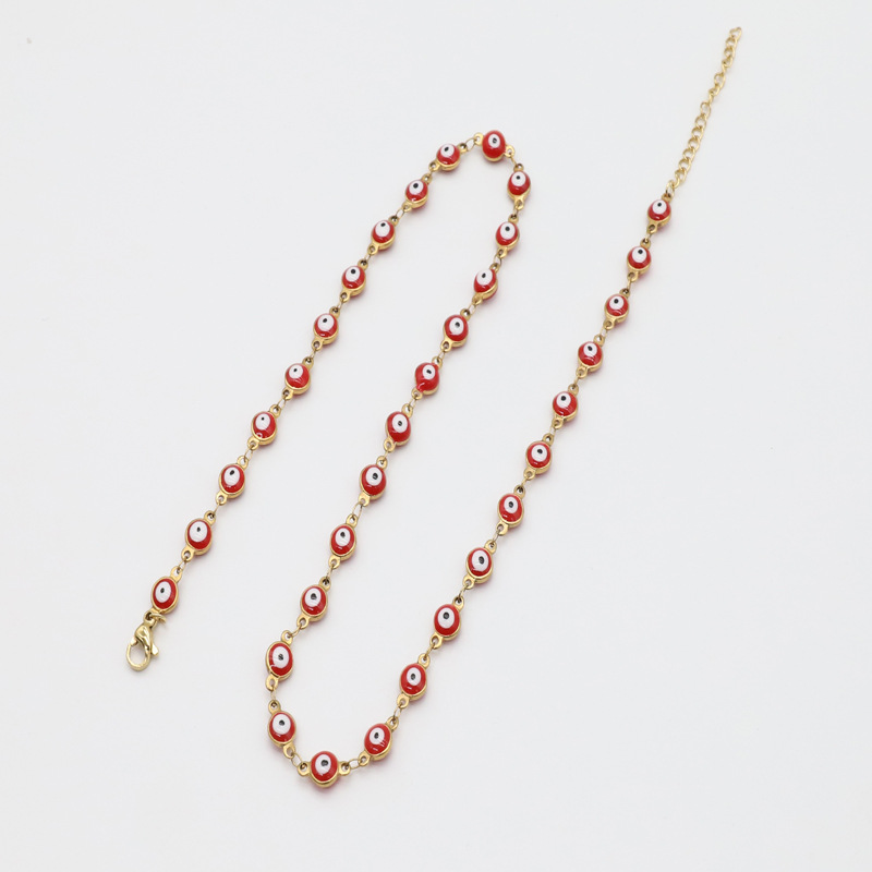 5:Necklace-red length 45   3cm