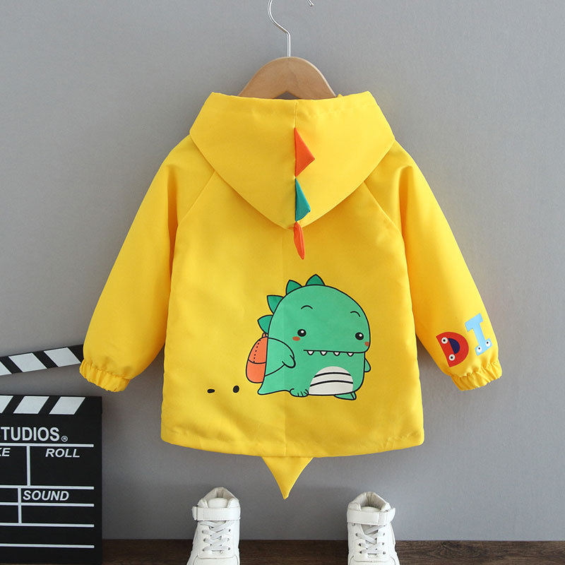 Monster Dinosaur Coat Yellow