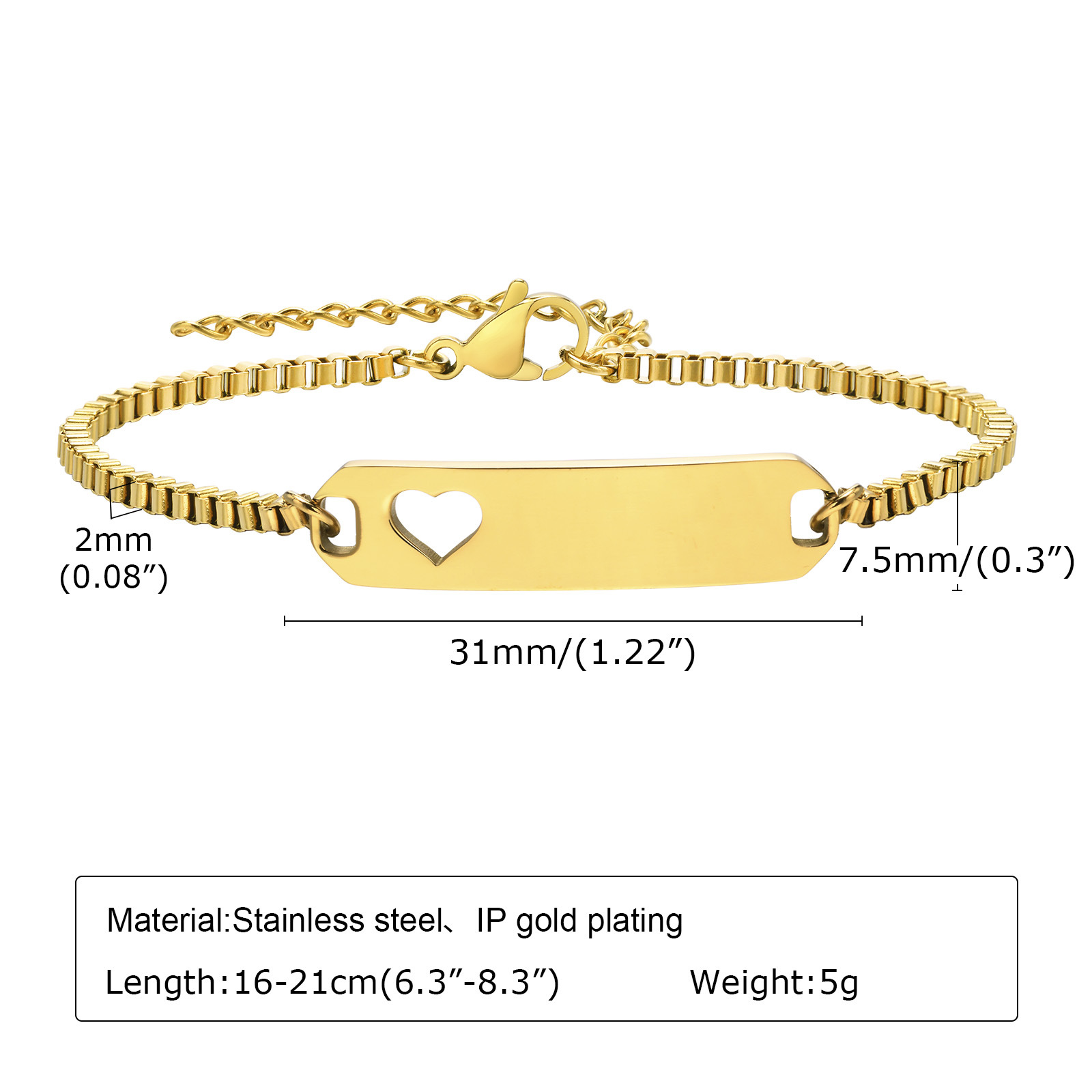 BR-1541 Gold length 16 5CM