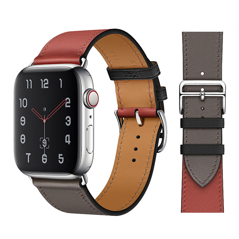 Brick red and black 38mm/40mm/41mm