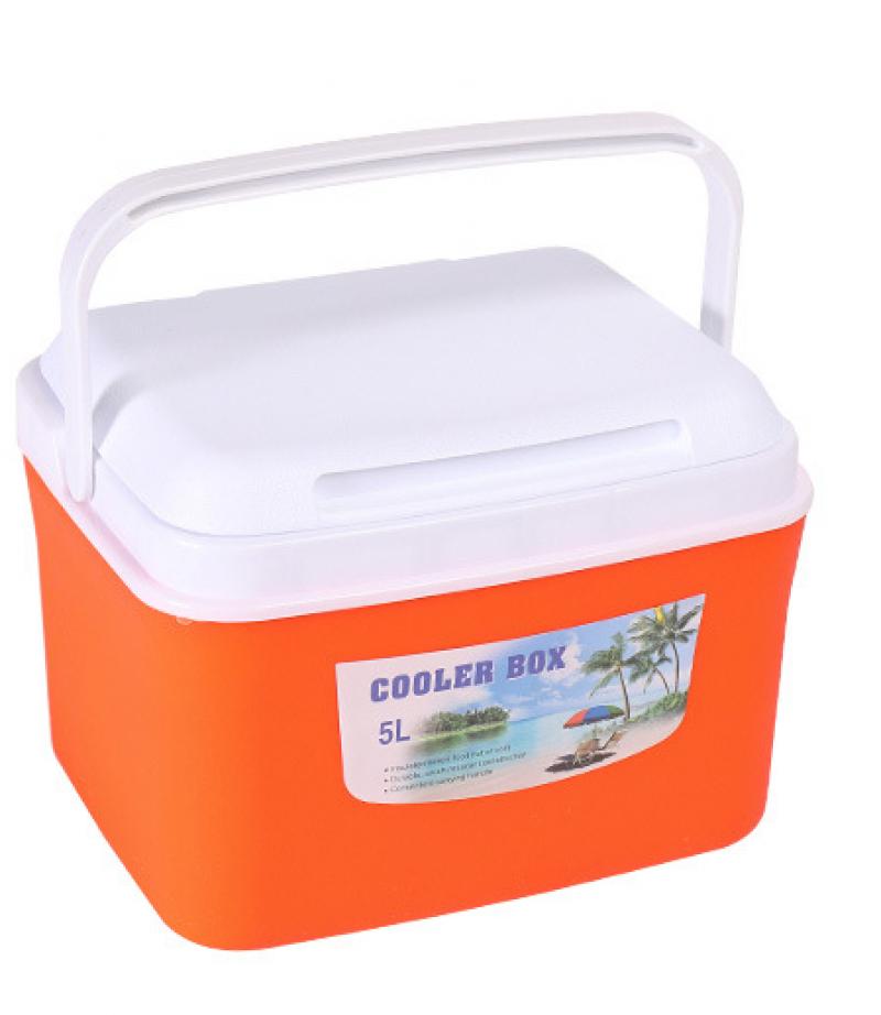 5 liters orange with 5 ice packs 1 ice board-27 x 20.5 x 19.5 cm