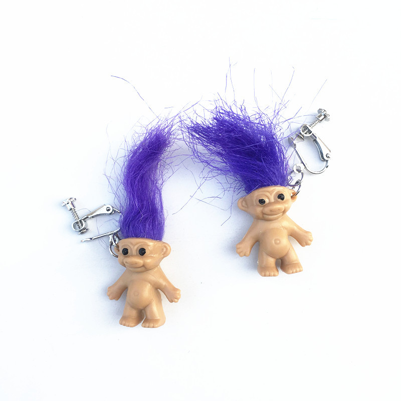 6:Purple ear clips